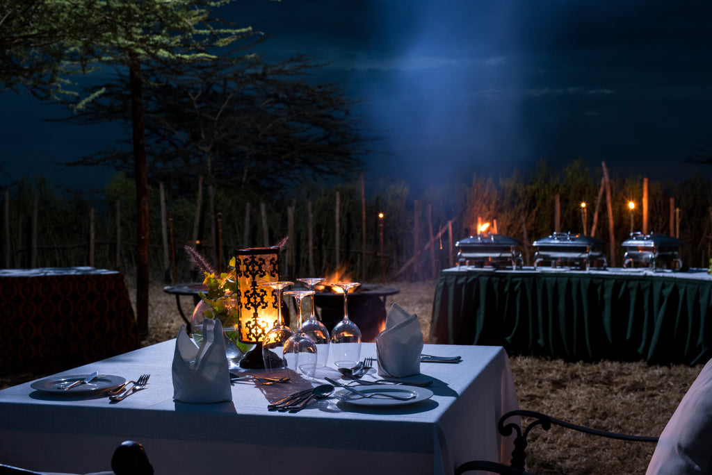 Boma Dinner Setup