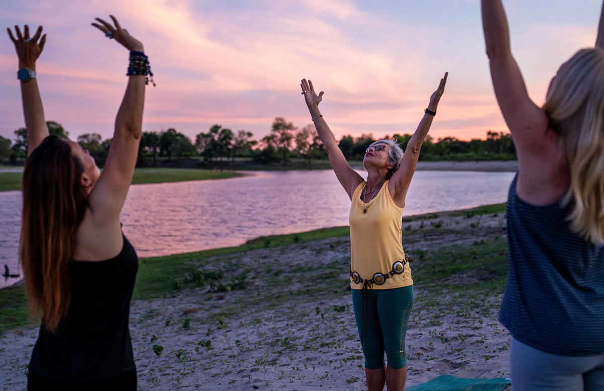 Wellness in the Wild at Nambwa Tented Lodge, Bwabwata National Park, Namibia.