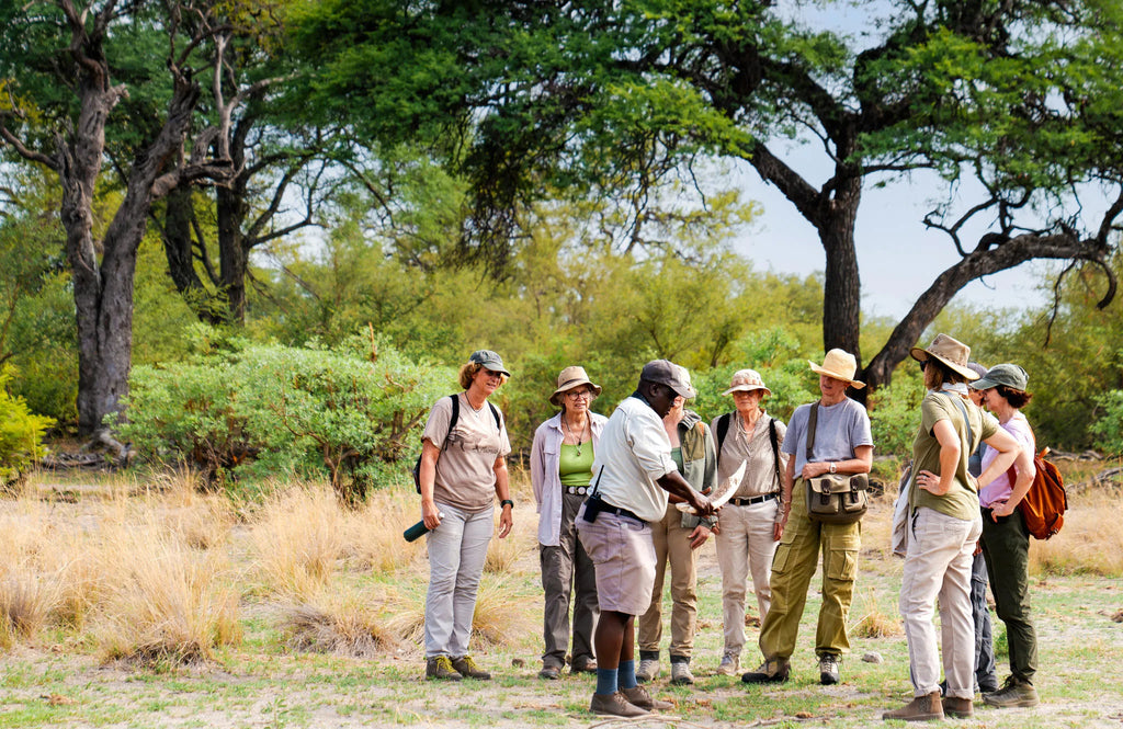 Guided Walks at Nambwa Tented Lodge, Bwabwata National Park, Namibia.