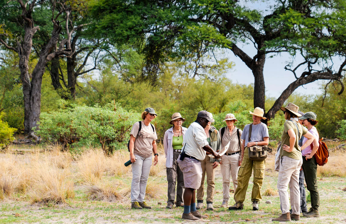Guided Walks at Nambwa Tented Lodge, Bwabwata National Park, Namibia.