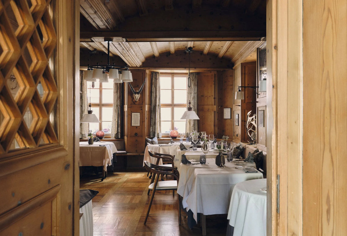 Kronenstübli at Grand Hotel Kronenhof, Pontresina, Switzerland.