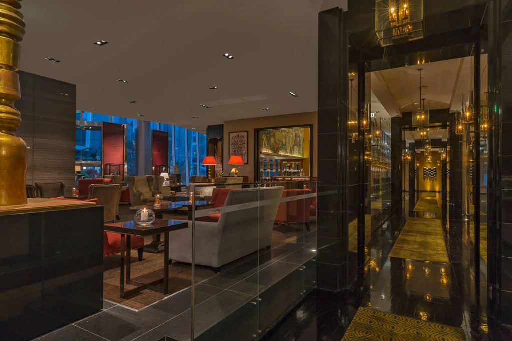 Lobby at The Westin Lima Hotel & Convention Center, Lima, Peru.