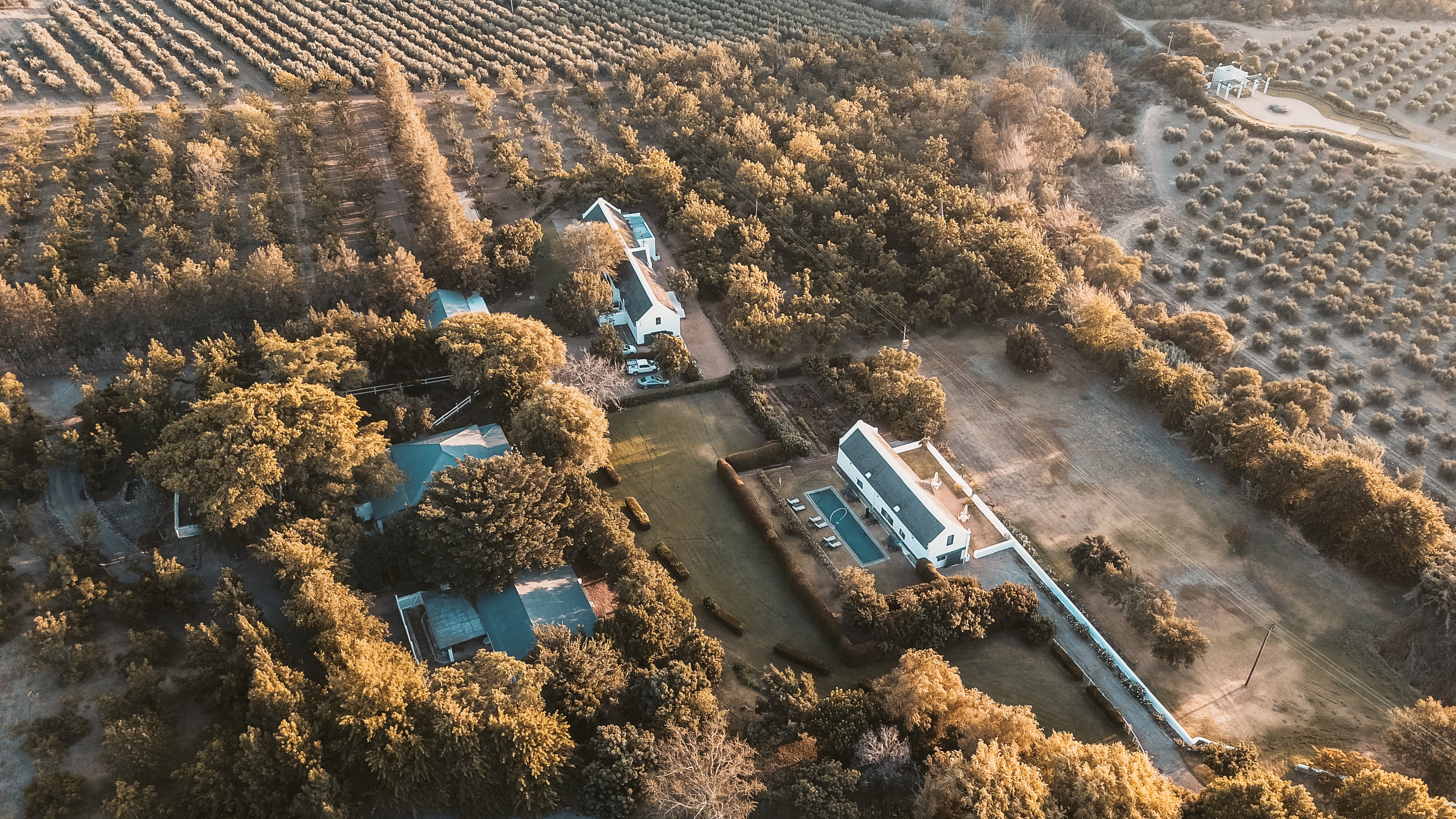 Jan Harmsgat from the air.