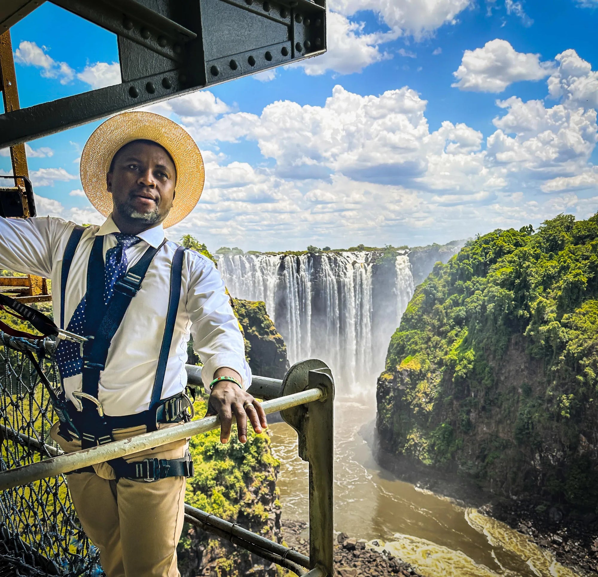 Shearwater Historic Bridge Tour at Shearwater Victoria Falls Historic Bridge Tour, Victoria Falls (Zimbabwe), Zambia.