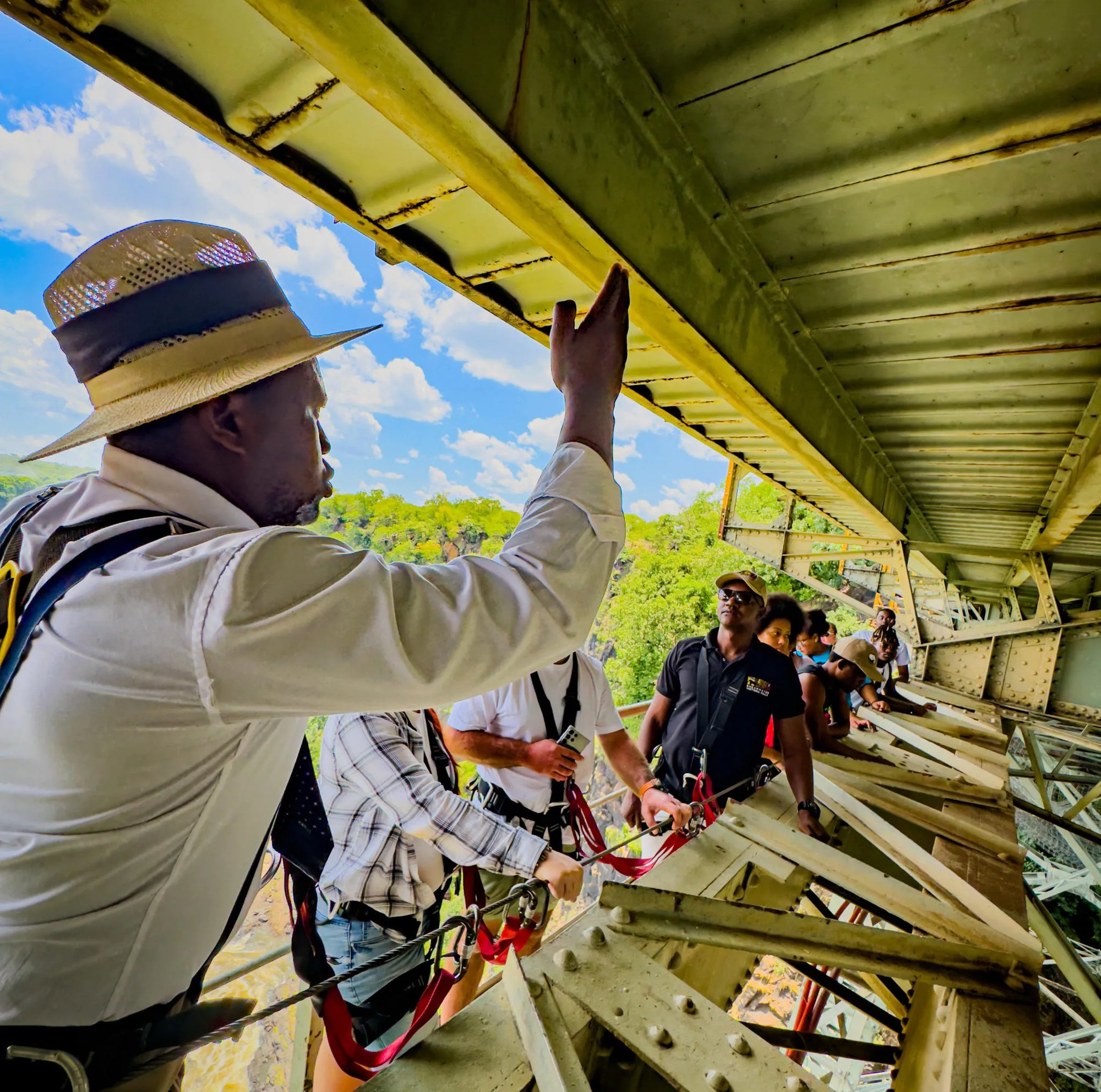 Shearwater Historic Bridge Tour at Shearwater Victoria Falls Historic Bridge Tour, Victoria Falls (Zimbabwe), Zambia.