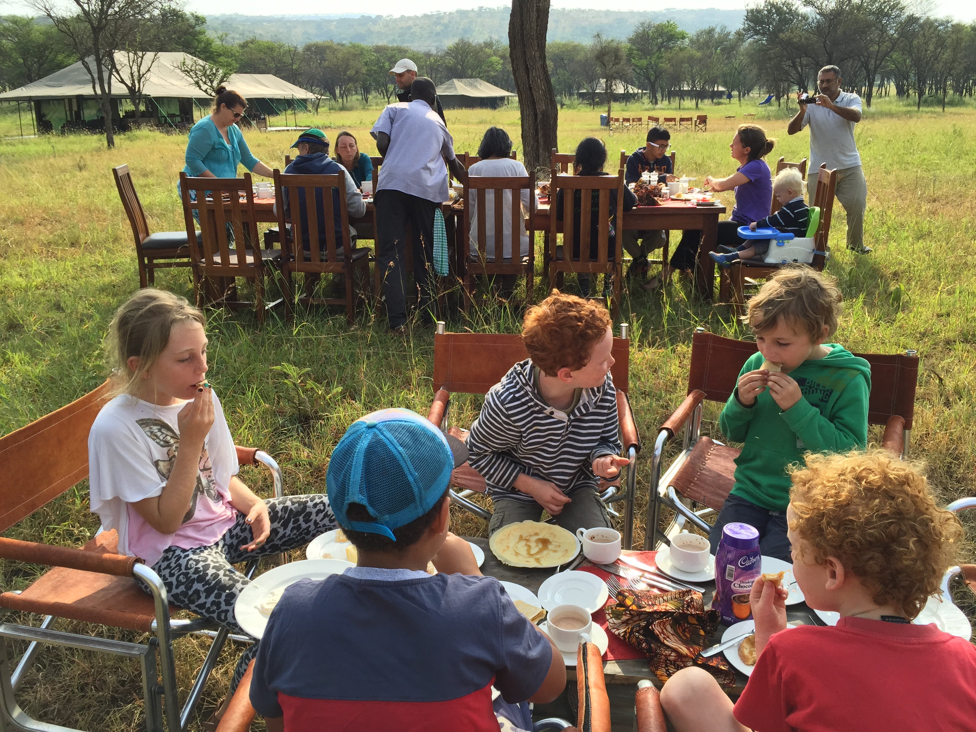 Families at Naona Moru Camp