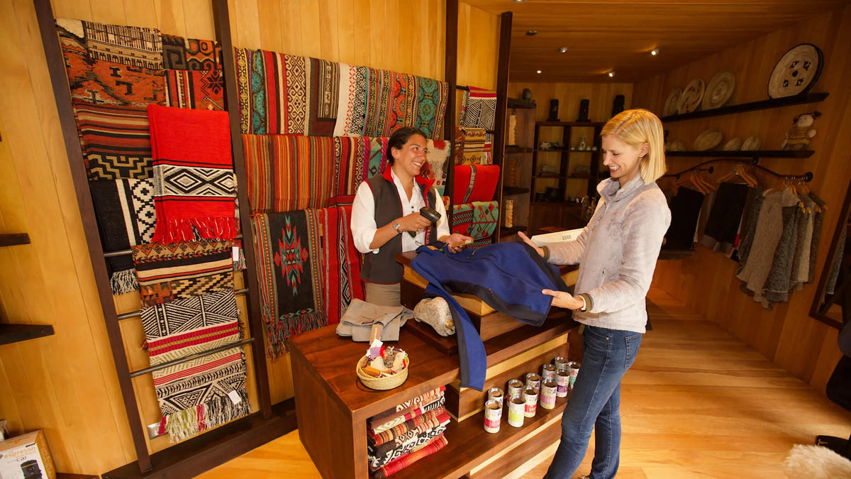 Signature shop at andBeyond Vira Vira, Pucon, Chile.