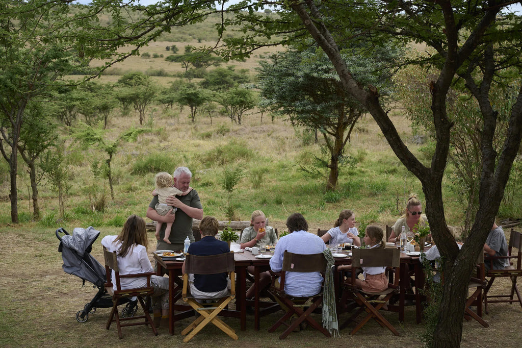 Bush Lunch at Basecamp Wilderness, Mara Naboisho Conservancy, Kenya.