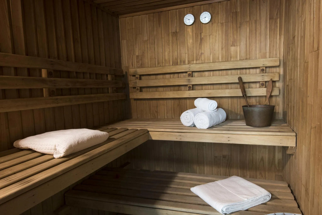 Sauna at Holiday Inn Santiago Airport Terminal, Santiago, Chile.