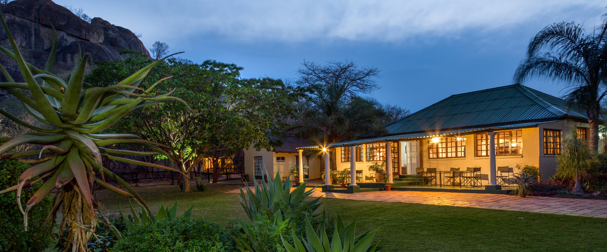 Farmhouse evening view