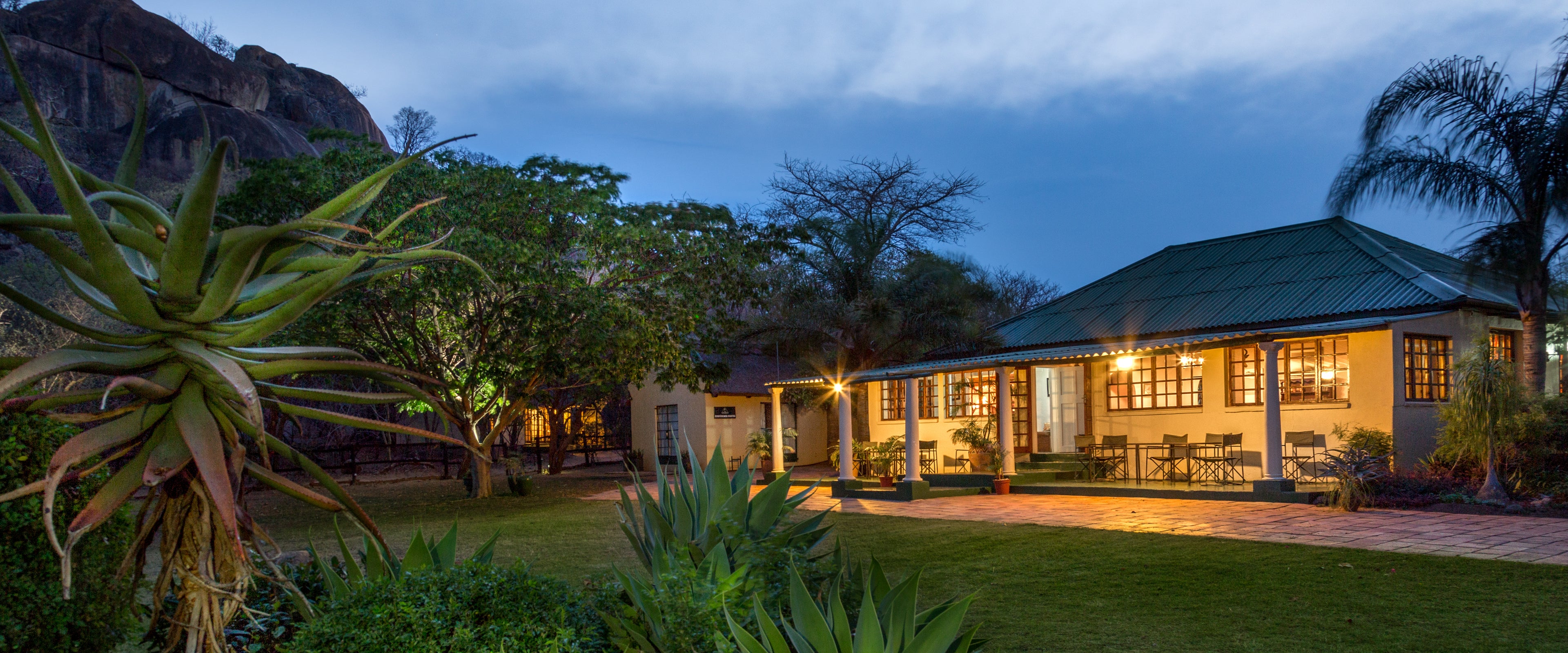 Farmhouse evening view