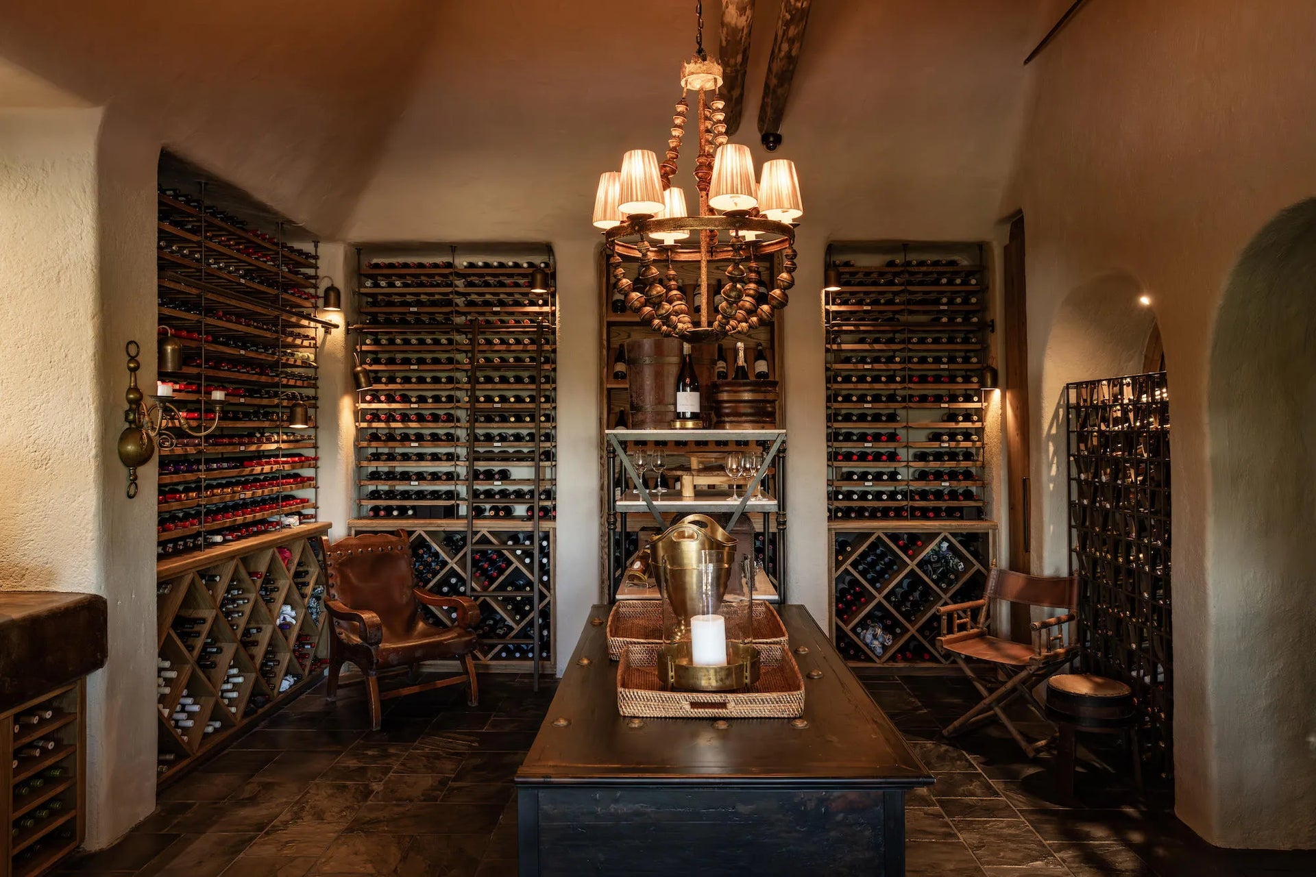 Wine Cellar at Singita Ebony Lodge, Sabi Sand Nature Reserve, South Africa.