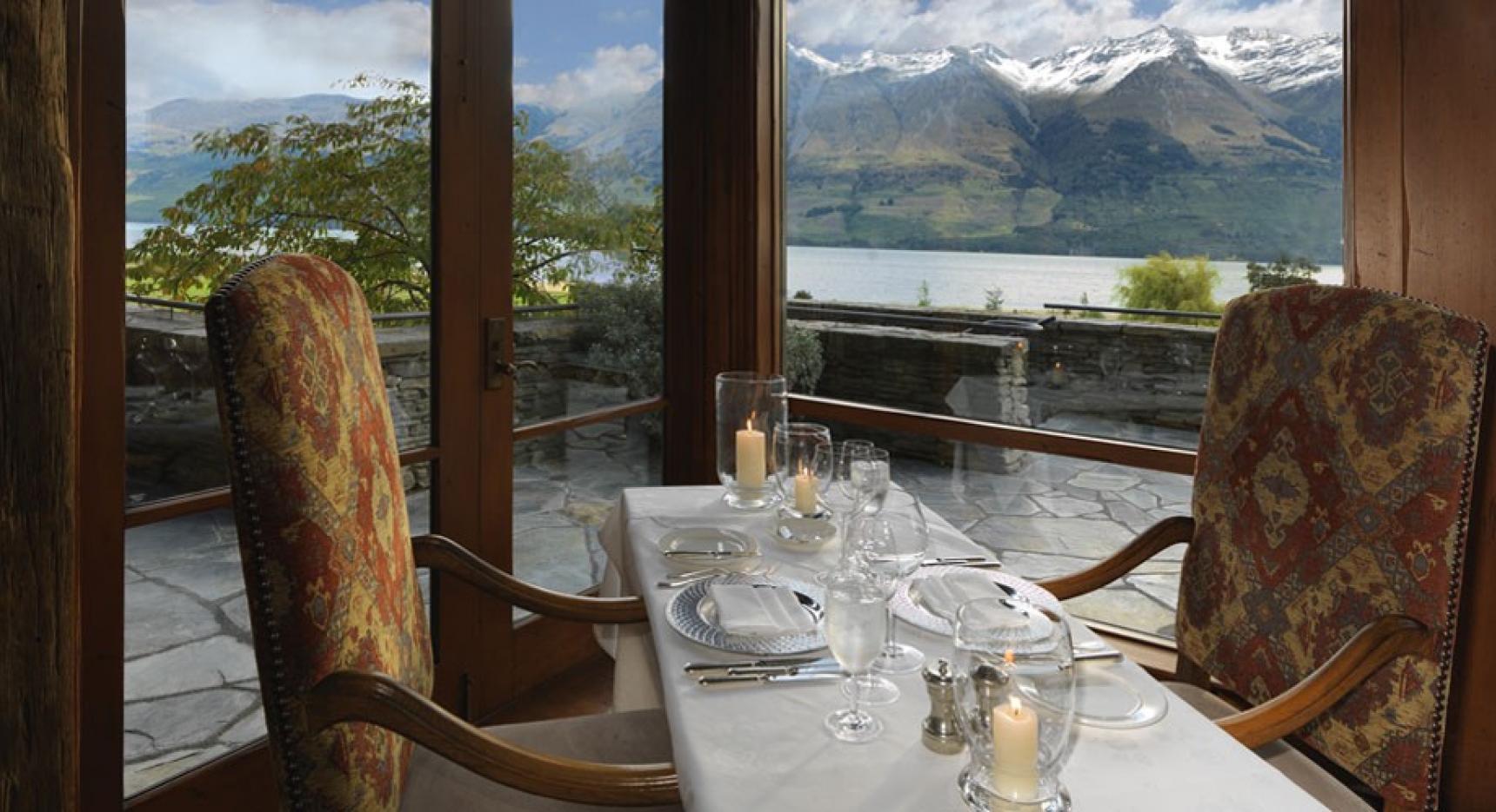 Dining at Blanket Bay