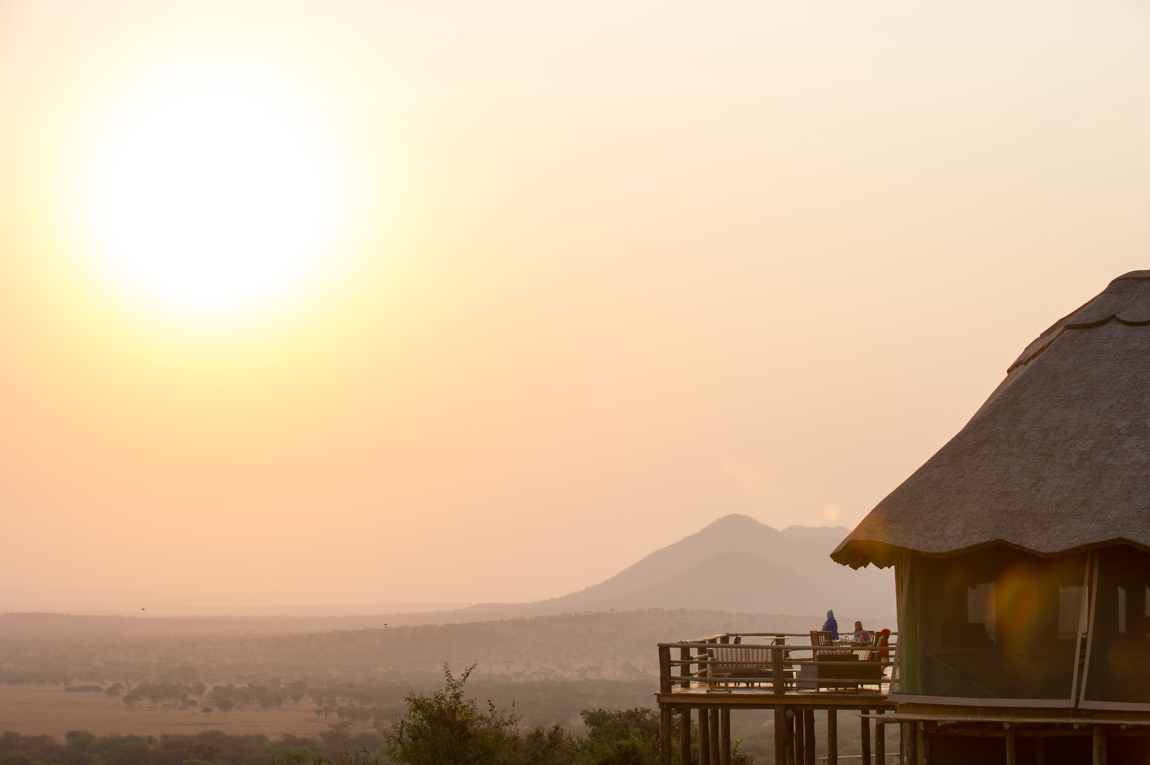 Kubu Kubu Tented Lodge- View of the deck