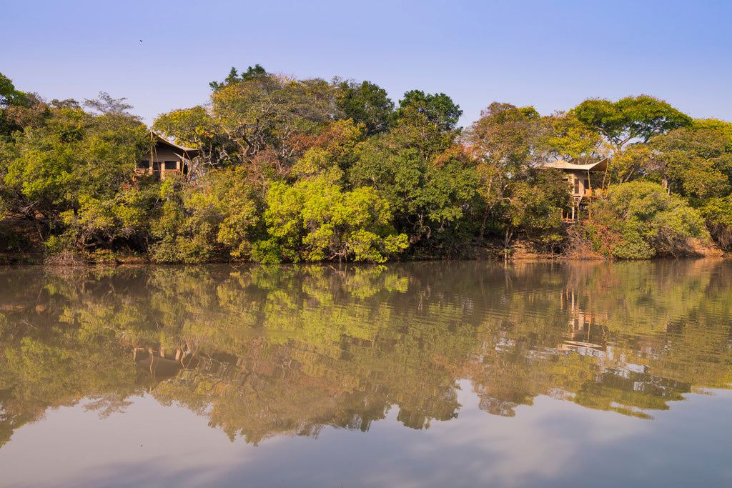 Tent overlooking Shishamba Lagoon