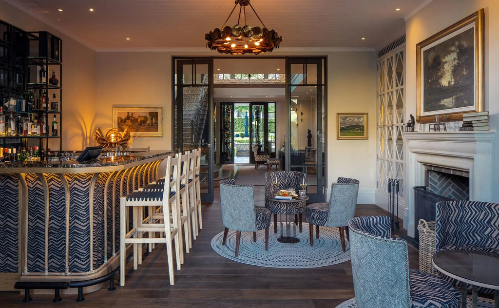 Leeu Estates Manor House Bar at Leeu Estates, Franschhoek, South Africa.