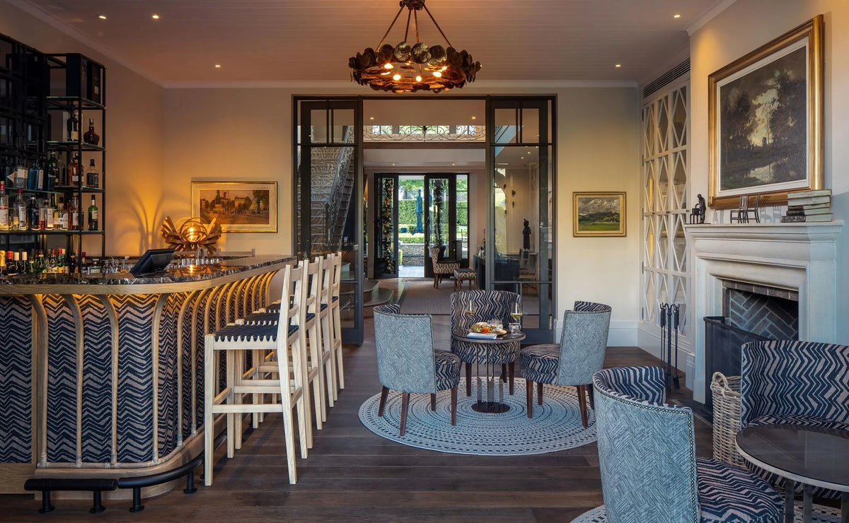 Leeu Estates Manor House Bar at Leeu Estates, Franschhoek, South Africa.