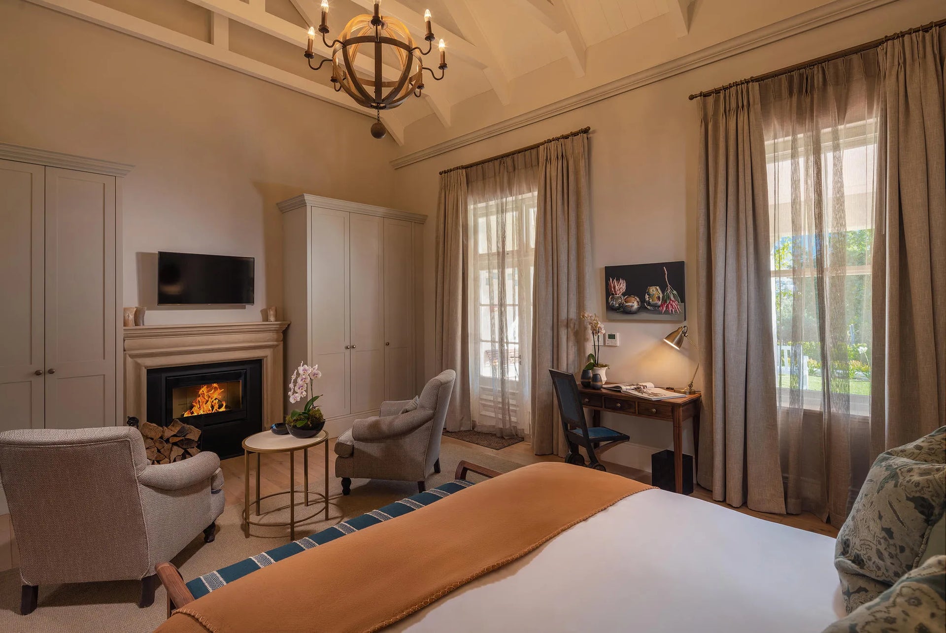 Protea House at Leeu Estates, Franschhoek, South Africa.