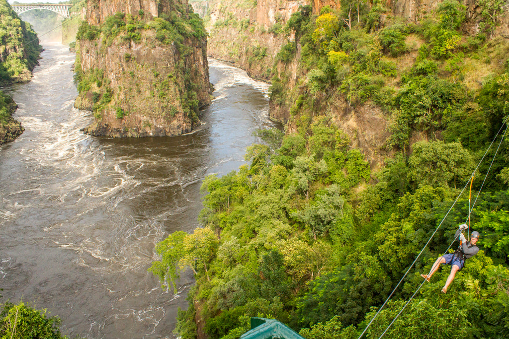 A spectacular zipline