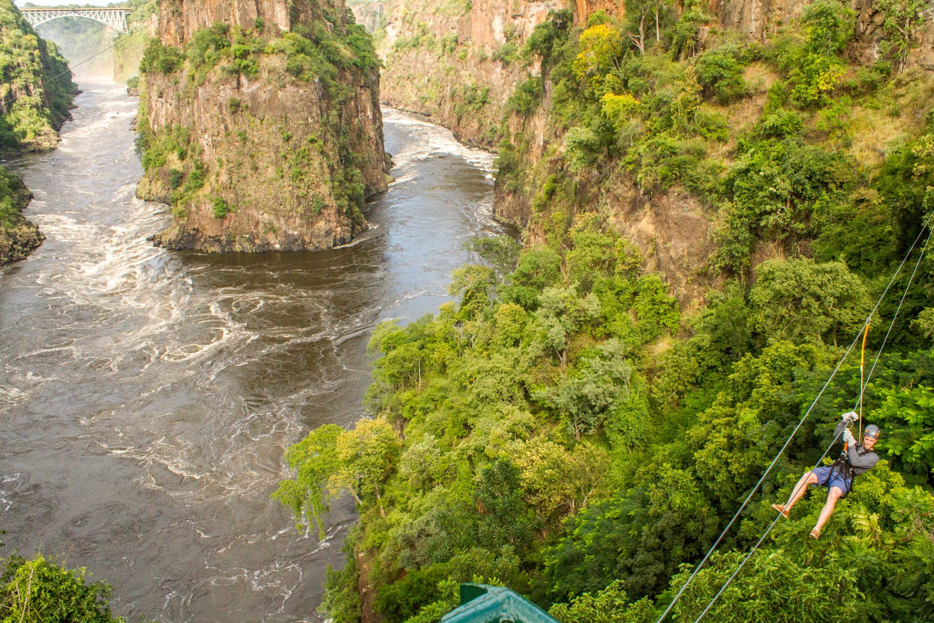 A spectacular zipline