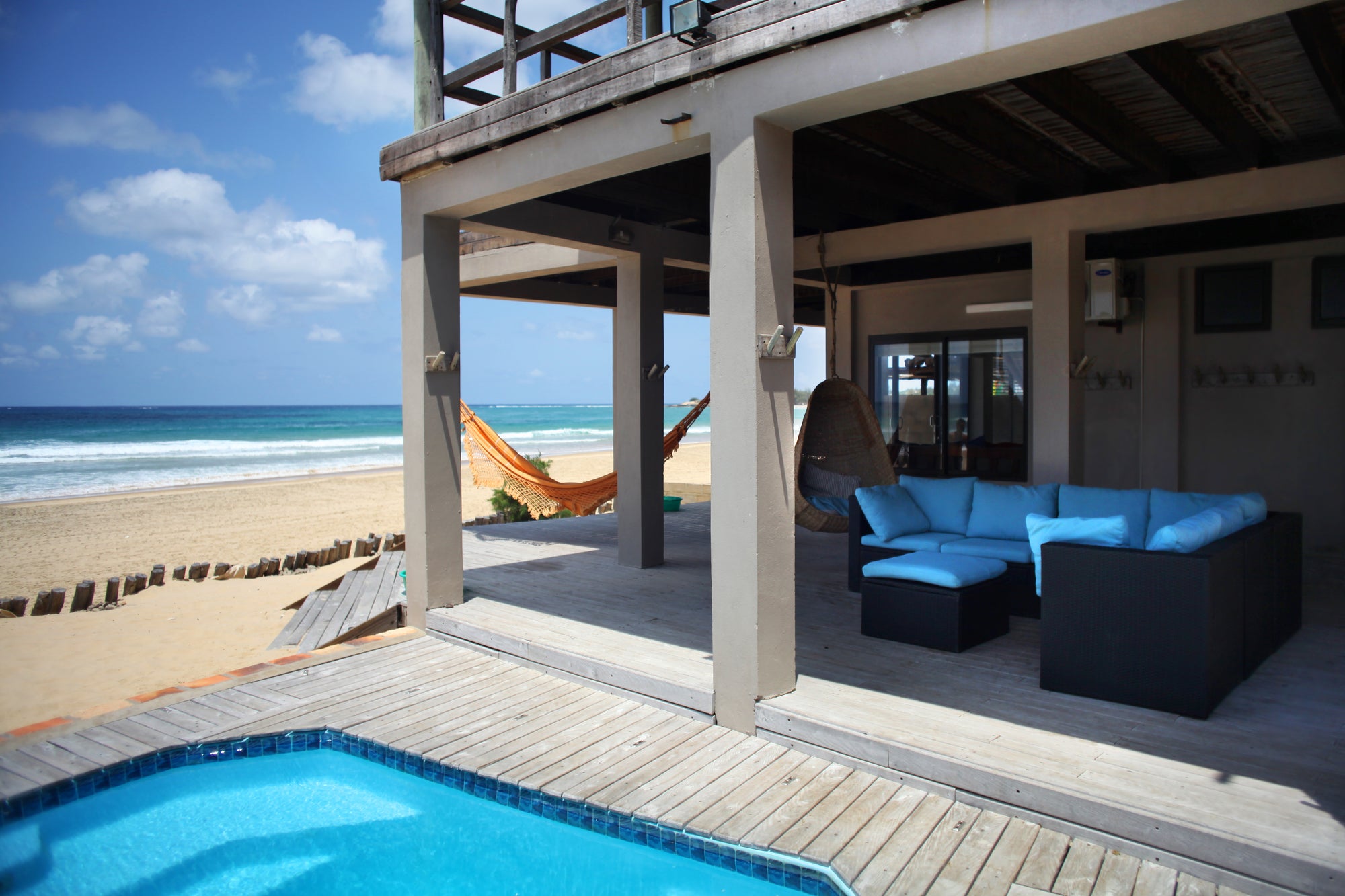 Pool and beach