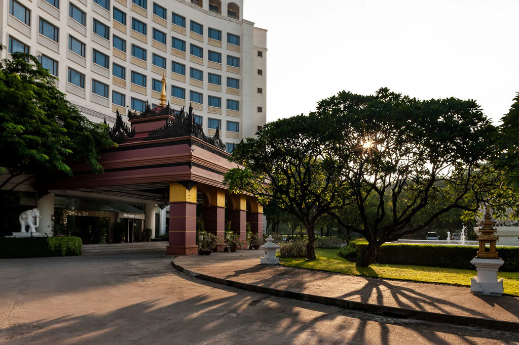 Hotel Exterior at Mercure Mandalay Hill Resort, Mandalay, Myanmar.