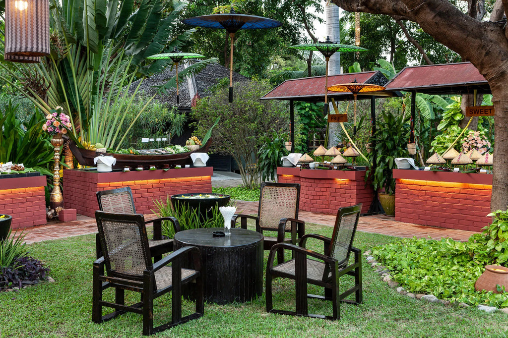 Restaurants at Mercure Mandalay Hill Resort, Mandalay, Myanmar.