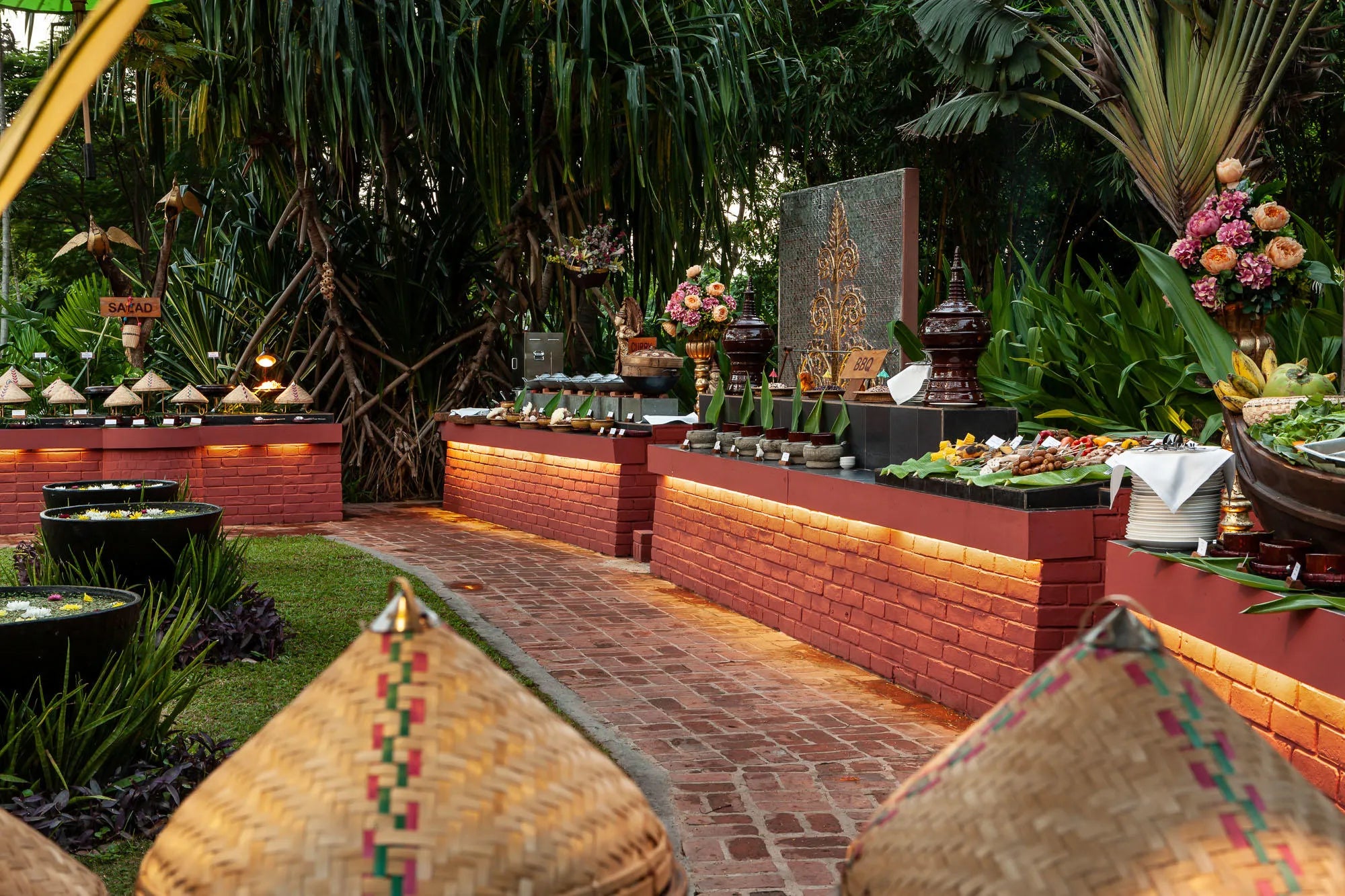 Restaurants at Mercure Mandalay Hill Resort, Mandalay, Myanmar.