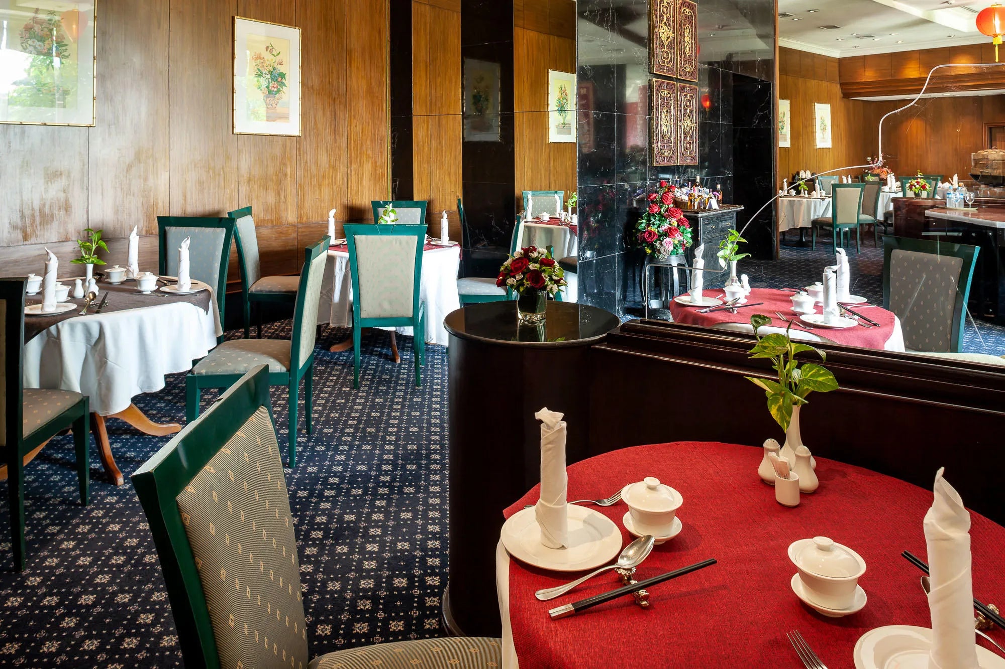 Restaurants at Mercure Mandalay Hill Resort, Mandalay, Myanmar.