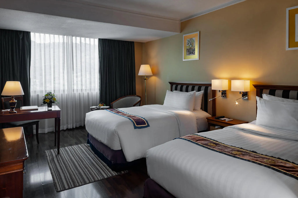 Rooms at Mercure Mandalay Hill Resort, Mandalay, Myanmar.