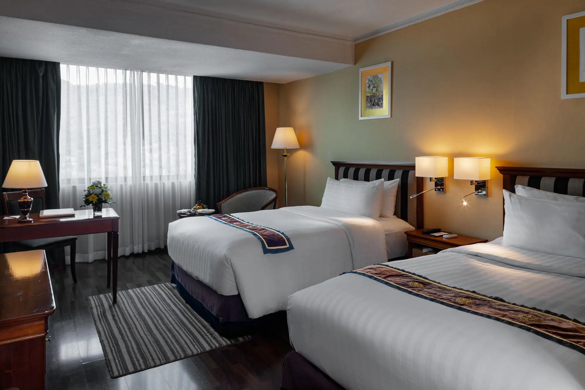 Rooms at Mercure Mandalay Hill Resort, Mandalay, Myanmar.