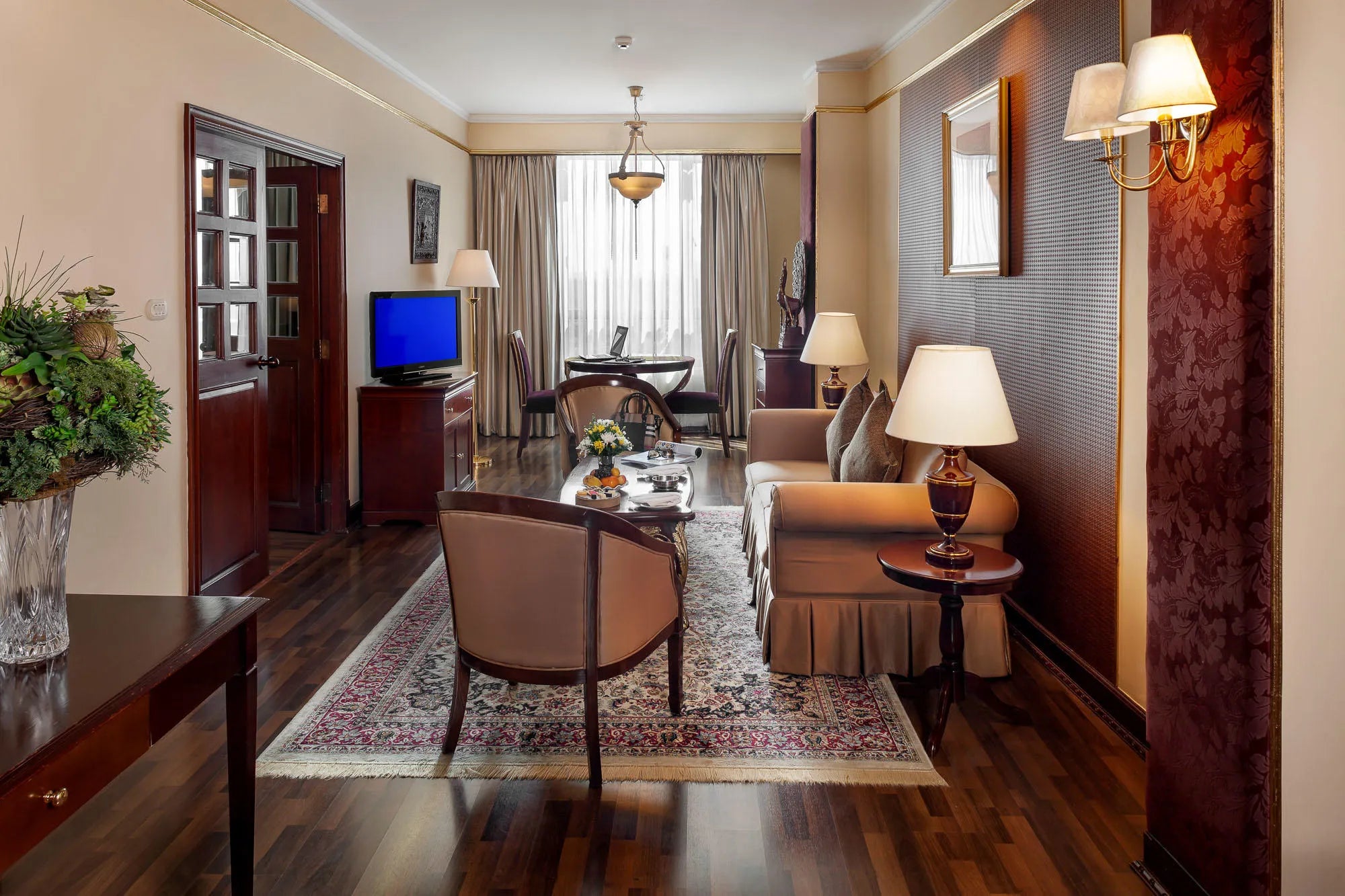 Rooms at Mercure Mandalay Hill Resort, Mandalay, Myanmar.
