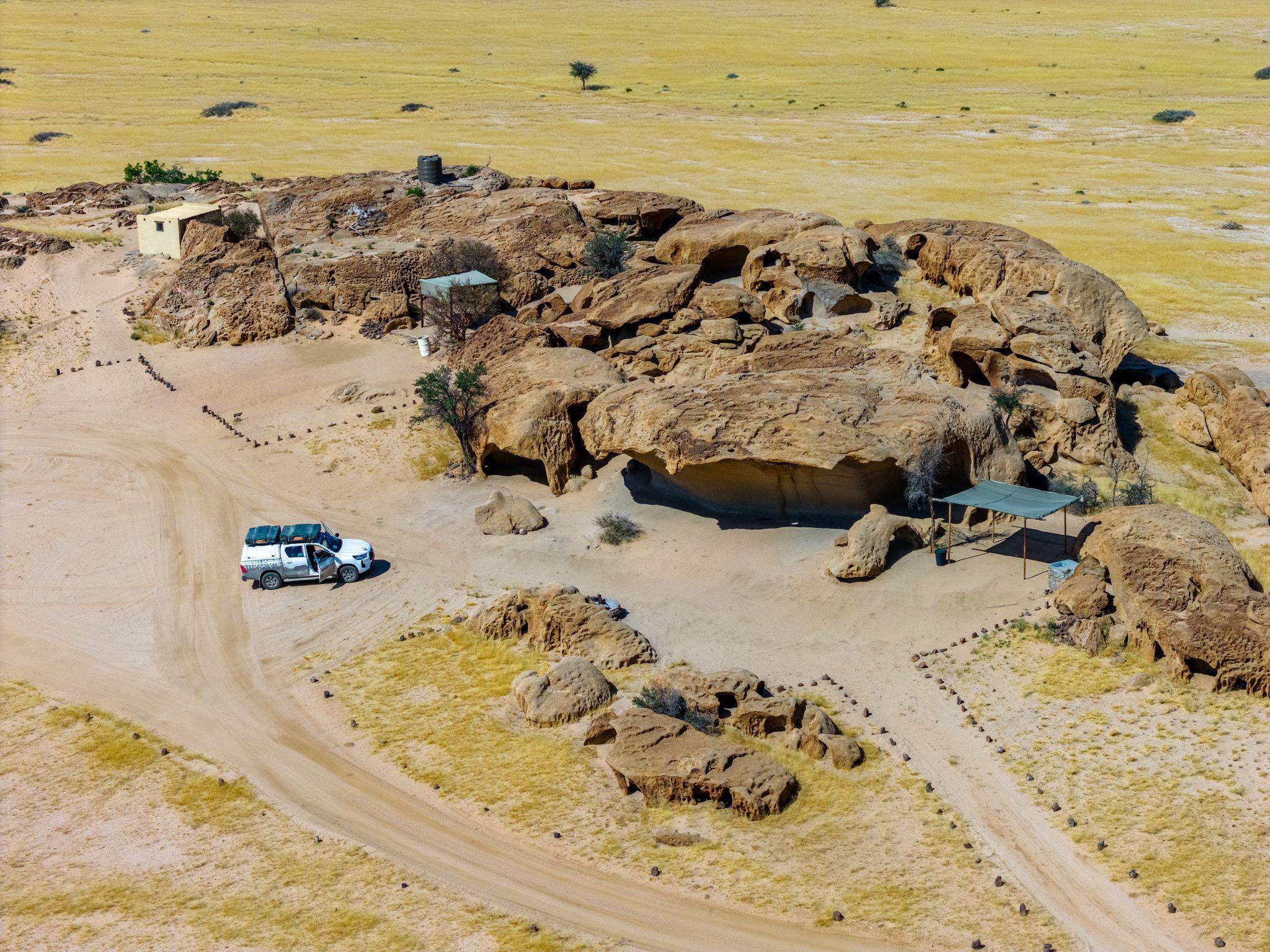 The campsites at Wüstenquell