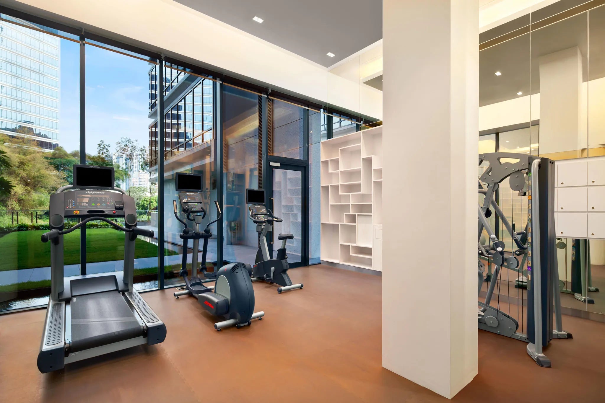 24-hour Gymnasium at Days Hotel Singapore at Zhongshan Park, Singapore City, Singapore.