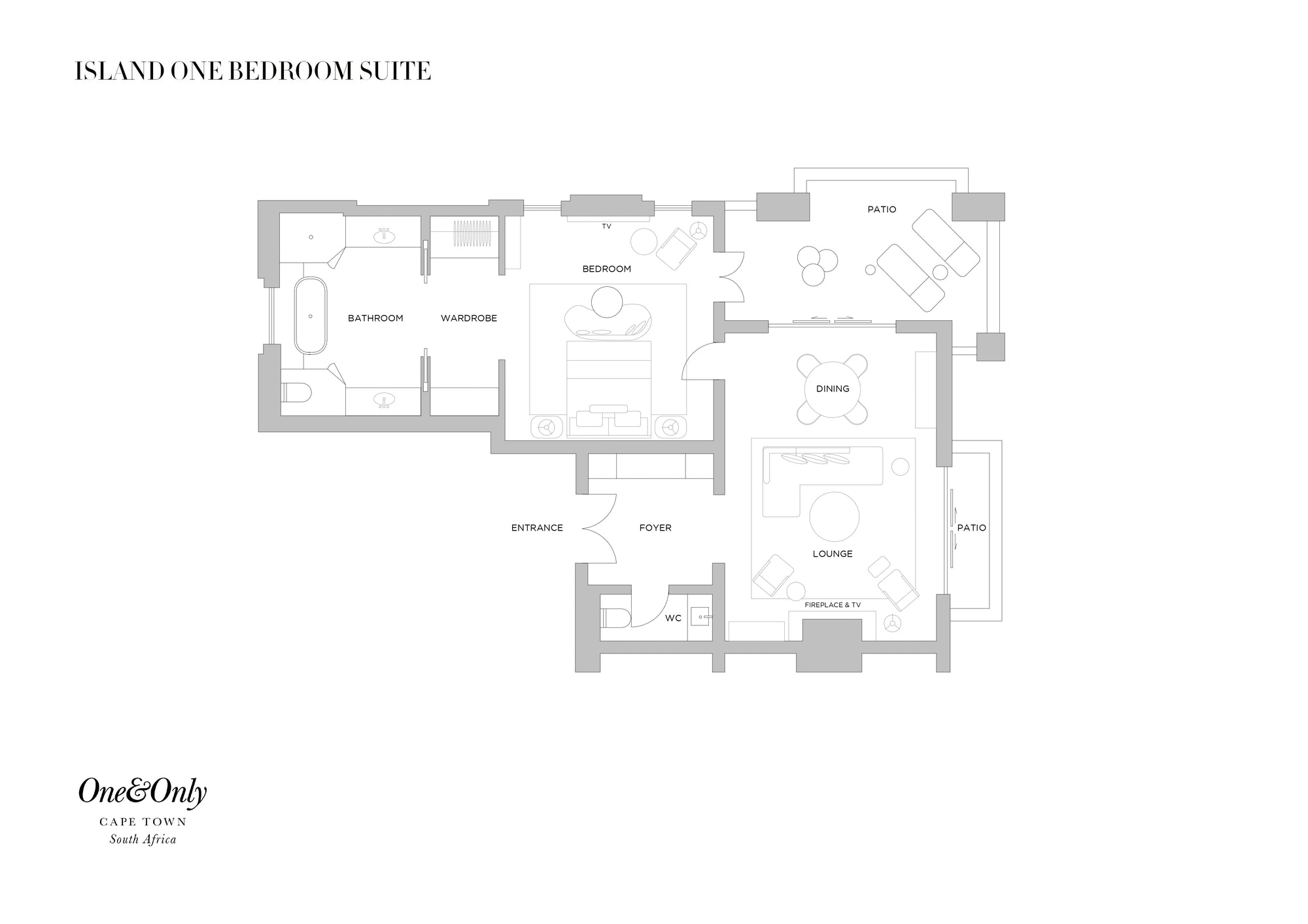 One Bedroom Island Suite