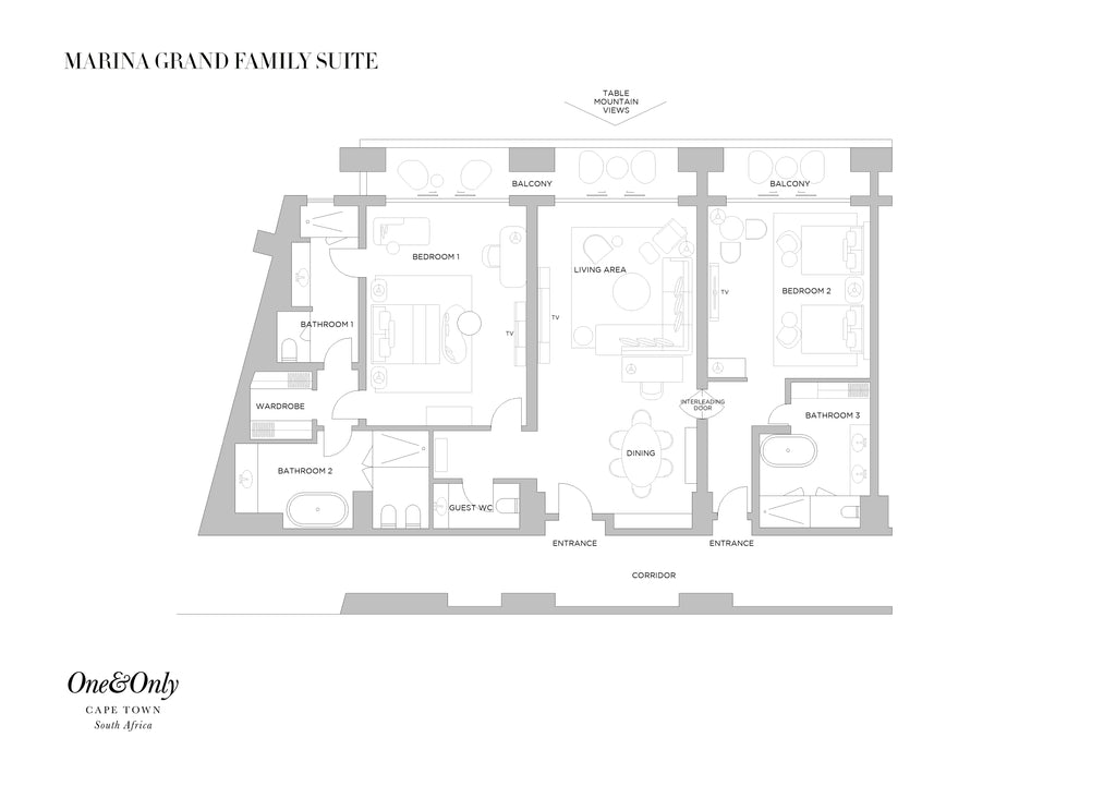 Two Bedroom Marina  Family Suite