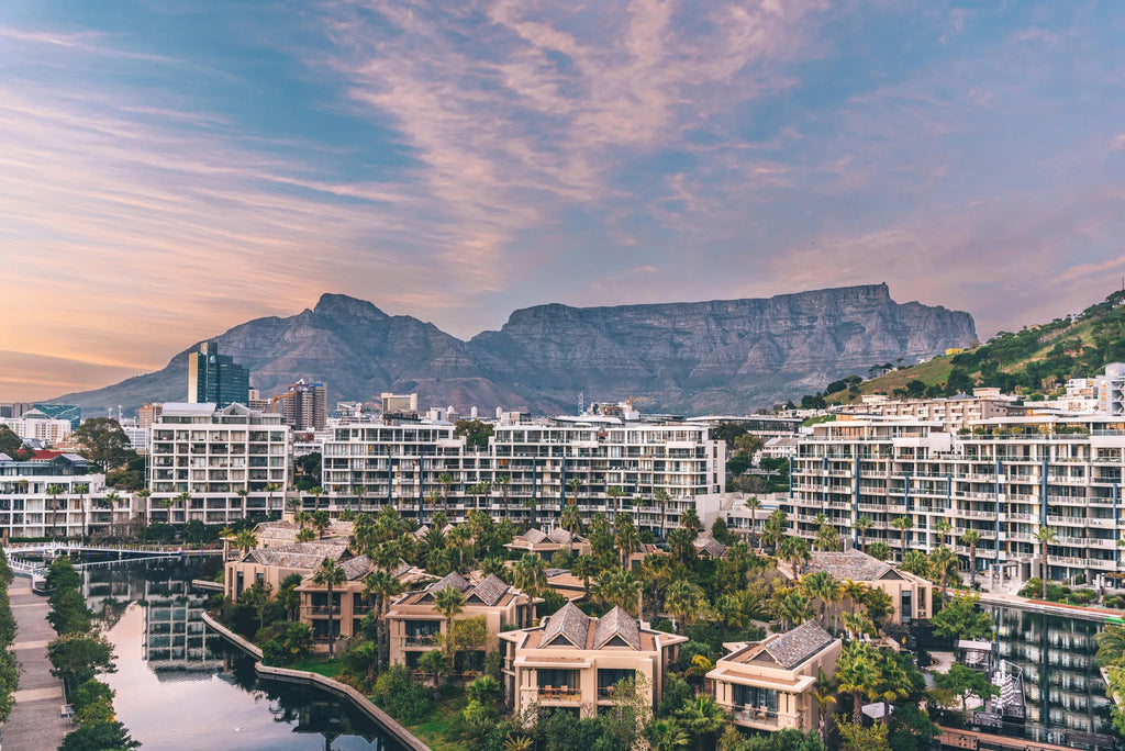 One&Only Cape Town Resort View from Marina Rise at One&Only Cape Town, Cape Town, South Africa.