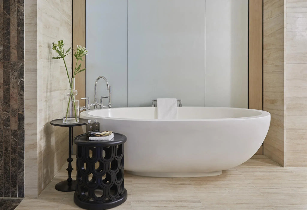 One&Only Cape Town Marina Grand Suite Bathroom at One&Only Cape Town, Cape Town, South Africa.