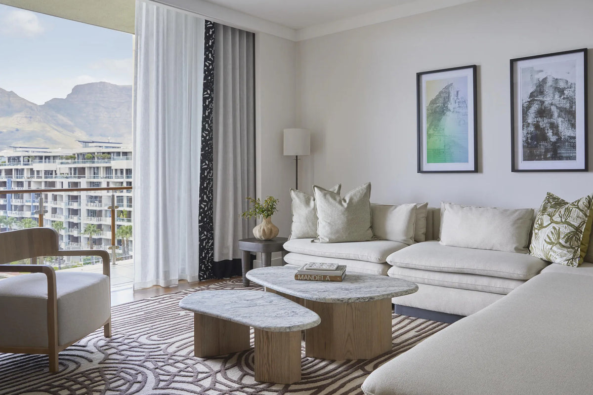 One&Only Cape Town Marina Suite at One&Only Cape Town, Cape Town, South Africa.
