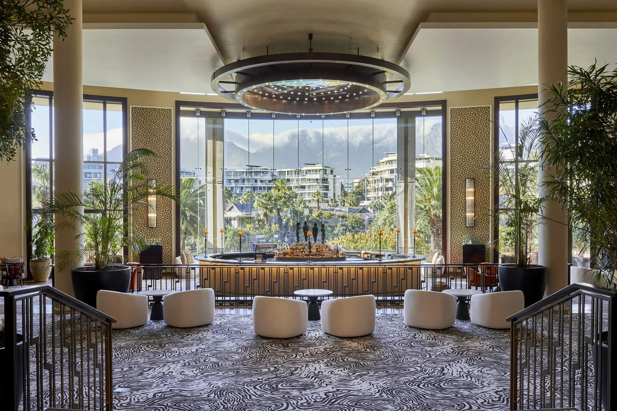 One&Only Cape Town Vista Bar and Lounge at One&Only Cape Town, Cape Town, South Africa.