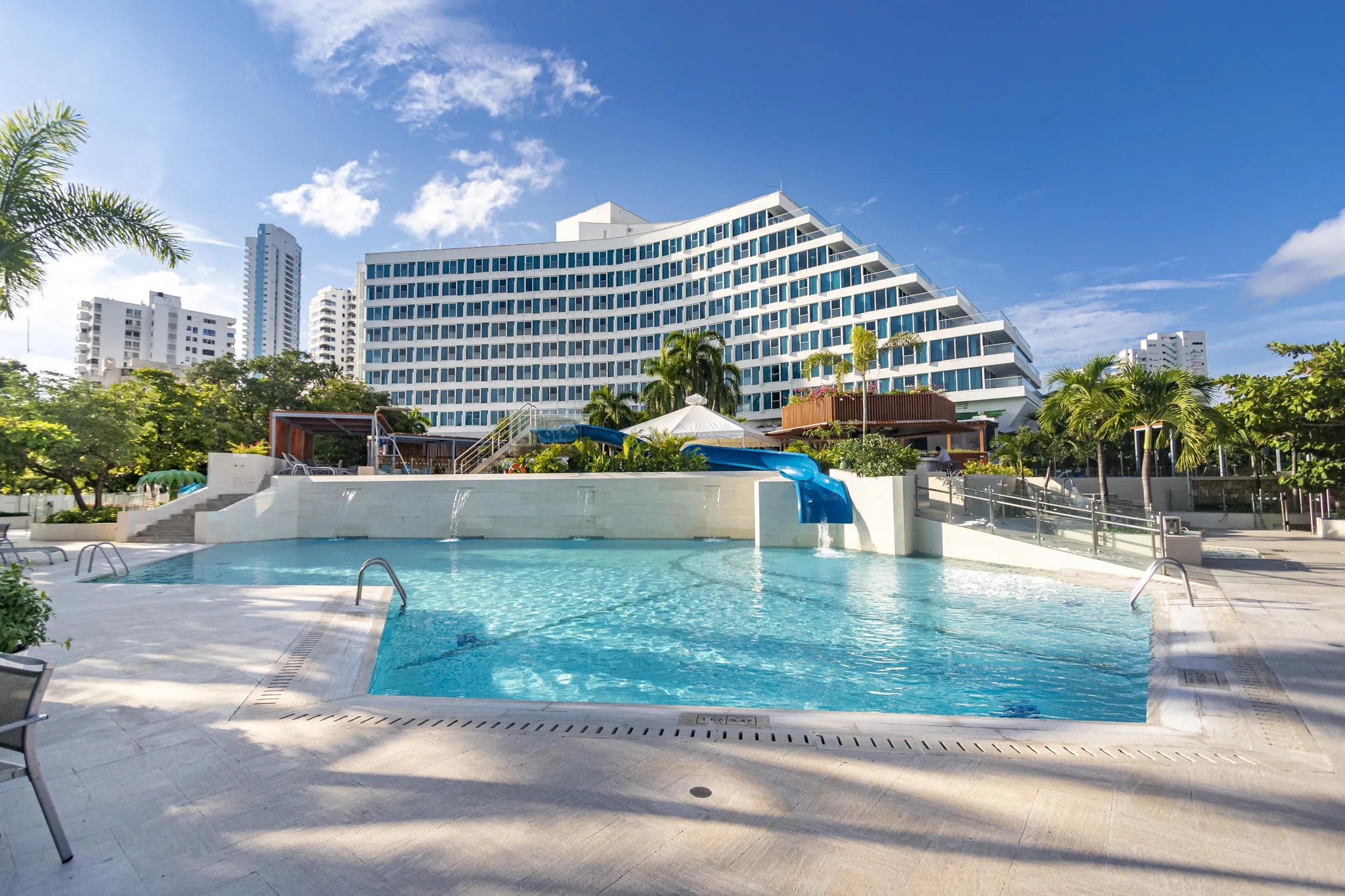 Pool No. 2 at Hilton Cartagena Hotel, Cartagena, Colombia.