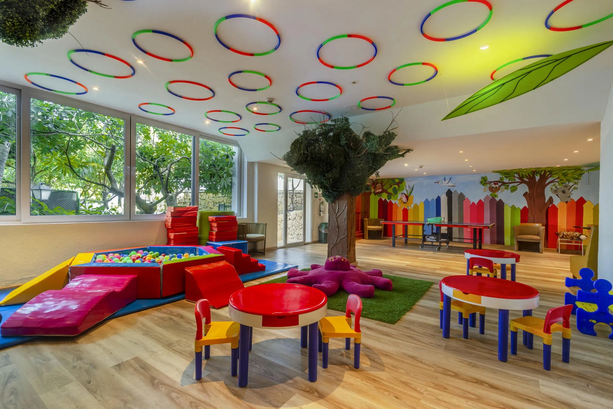 Game Room at Hilton Cartagena Hotel, Cartagena, Colombia.