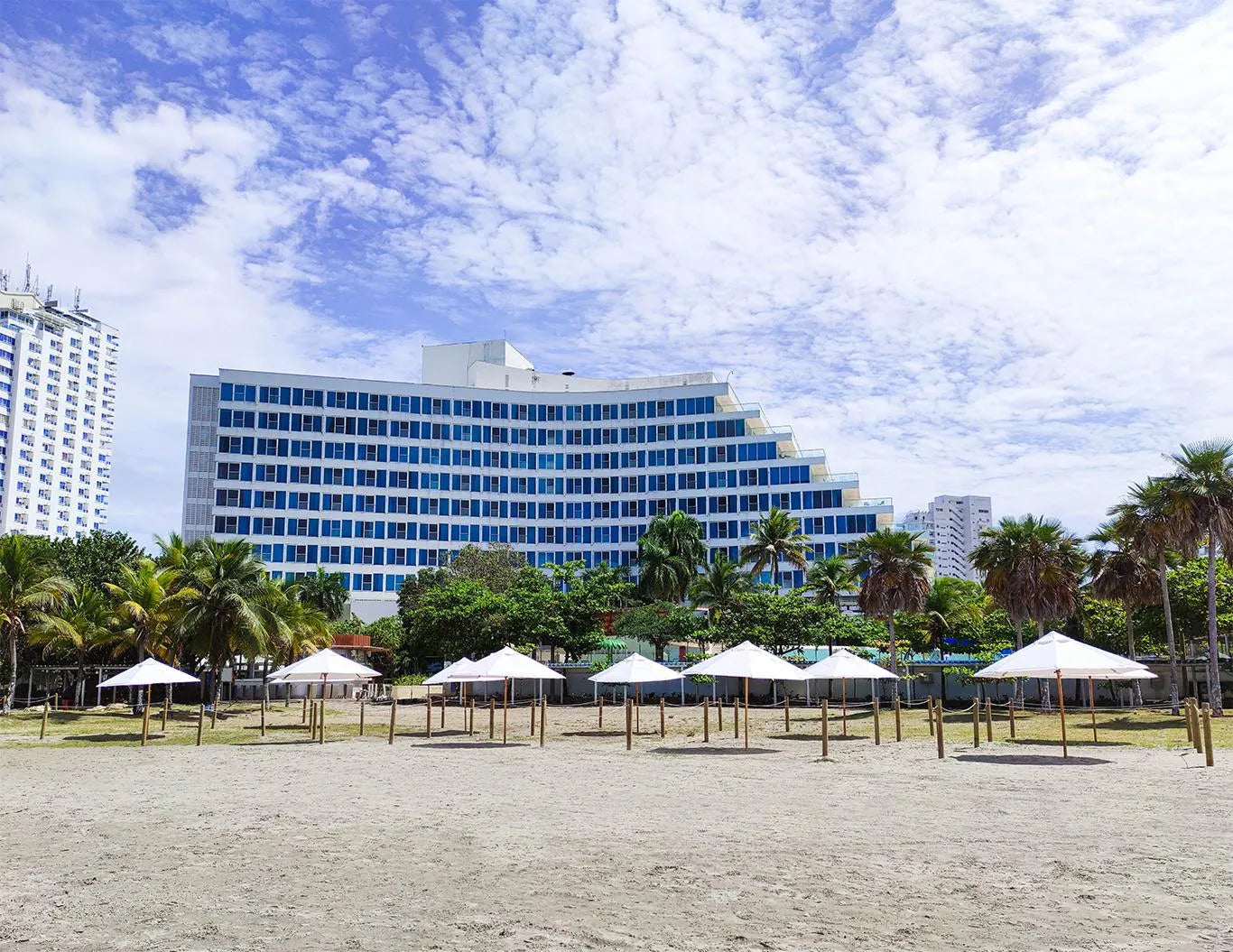 Oasis Beach at Hilton Cartagena Hotel, Cartagena, Colombia.