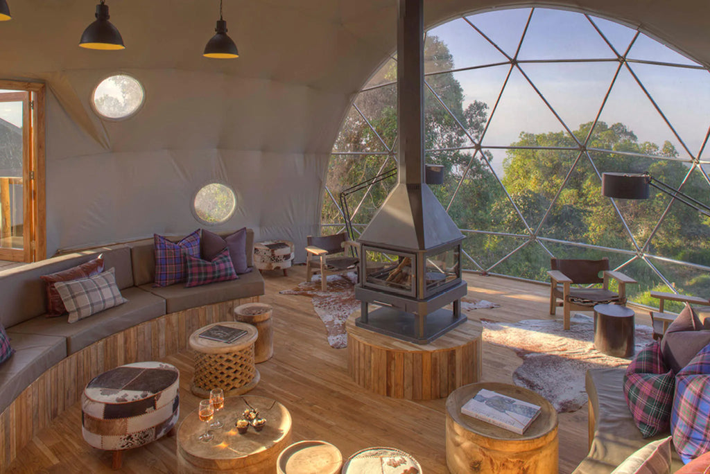 The Highlands - View from the Lounge at The Highlands, Ngorongoro Crater, Tanzania.