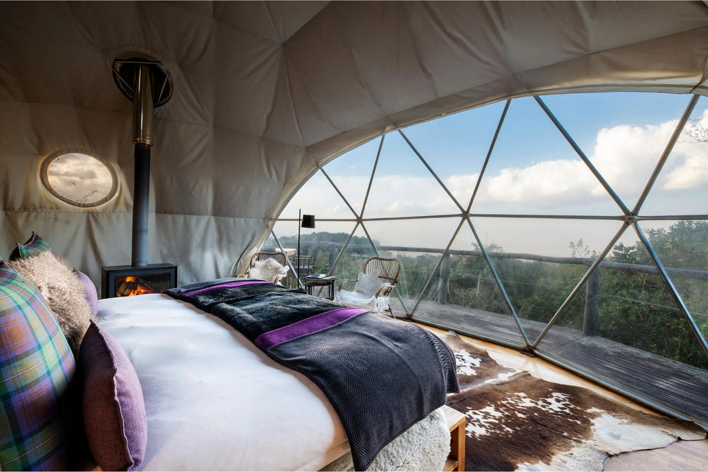 The Highlands - Bedroom View at The Highlands, Ngorongoro Crater, Tanzania.
