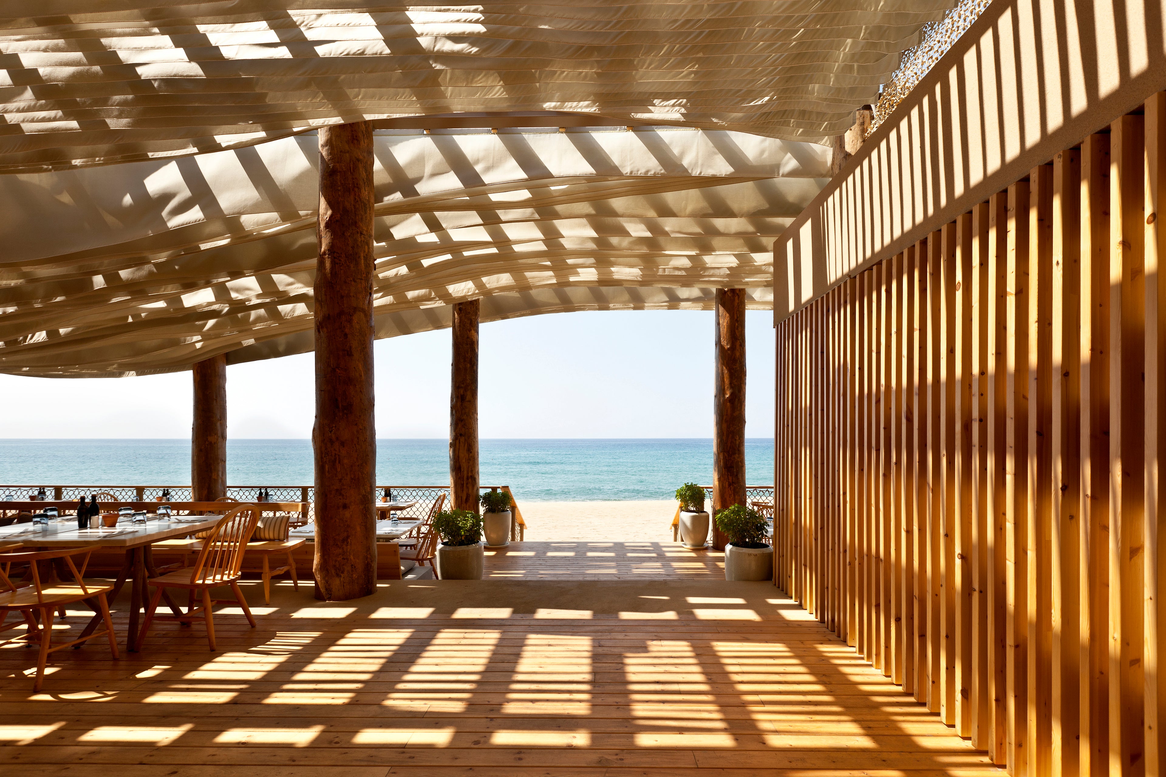 Barbouni Restaurant on The Dunes Beach