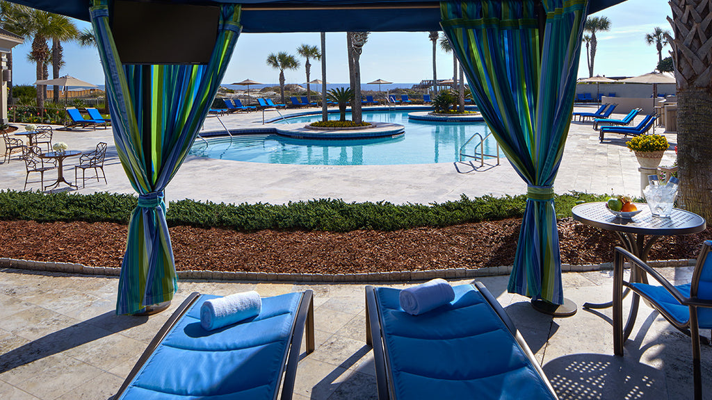 Cabana at the main pool