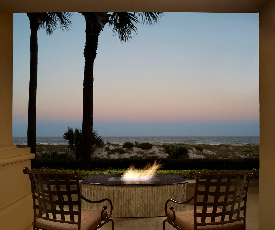 Fire Table Terrace Rooms