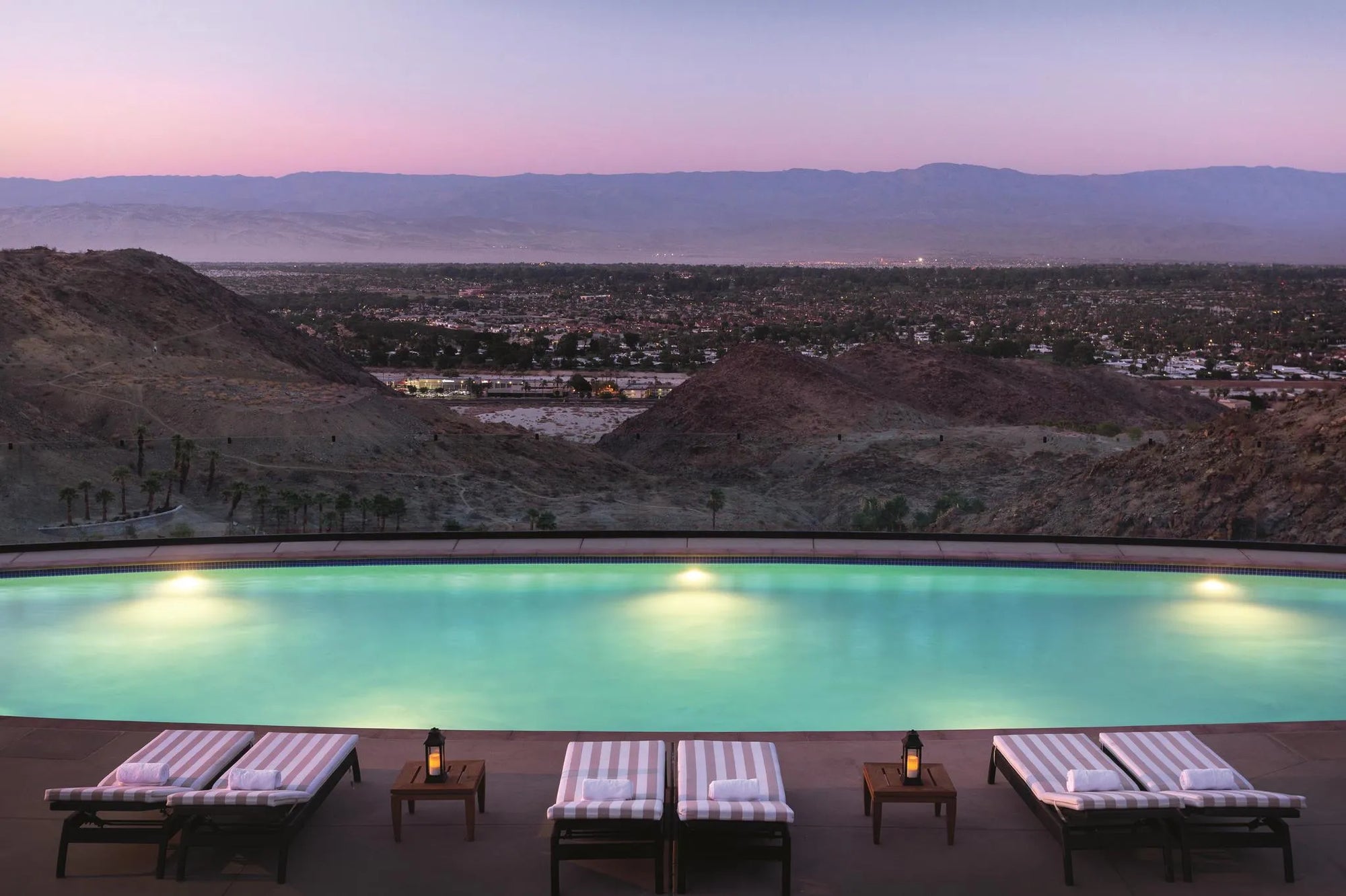 Adult Pool at The Ritz-Carlton Rancho Mirage, Palm Springs, United States.