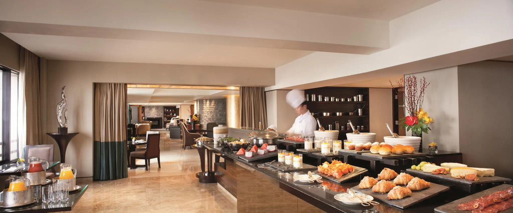 Club Lounge - Food and Beverage Presentations at The Portman Ritz-Carlton Shanghai, Shanghai, China.